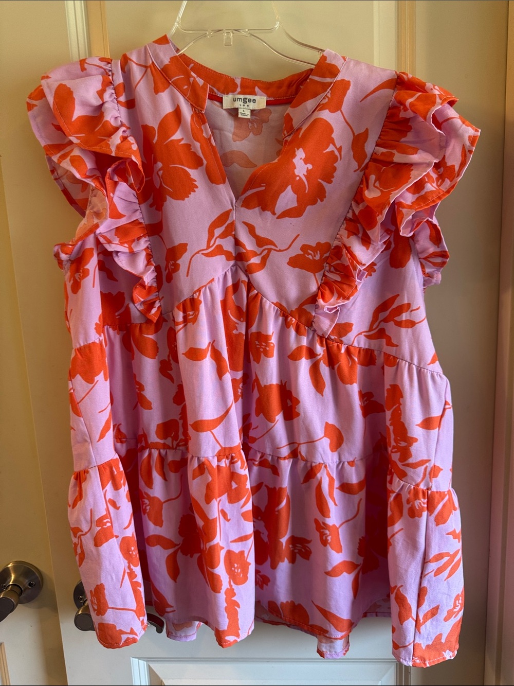 Umgee Floral Flowy Top